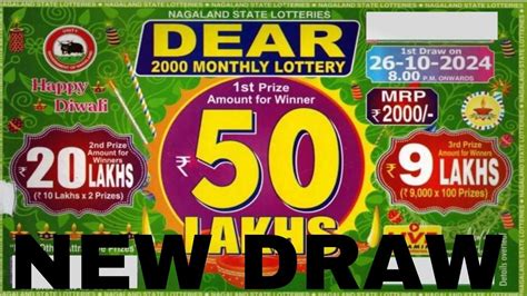 “DEAR 2000 MONTHLY” Draw On 02nd .